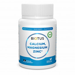   Biotus Calcium, Magnesium, Zinc and Vitamin D3 60 caps