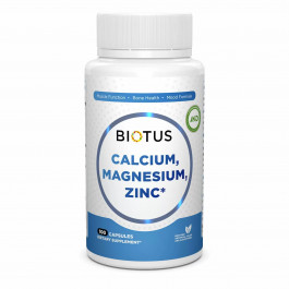 Biotus Calcium, Magnesium, Zinc and Vitamin D3 100 caps