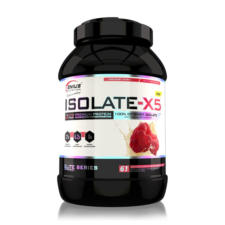 Genius Nutrition Isolate-X5 2000 g /61 servings/ Wild Strawberry - зображення 1