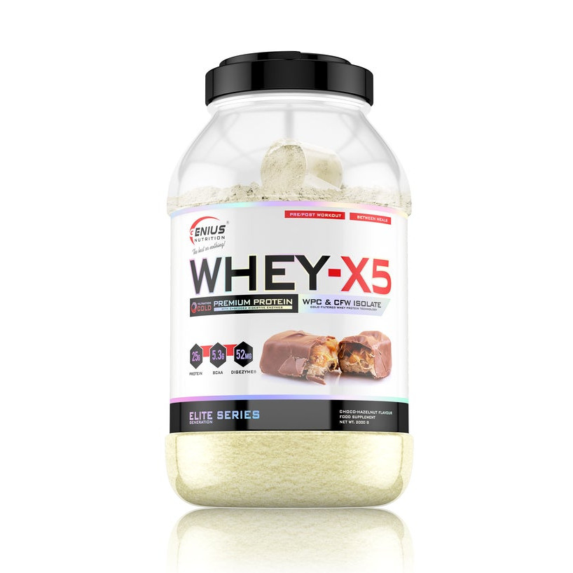 Genius Nutrition Whey-X5 900 g /28 servings/ Choco Hazelnut - зображення 1