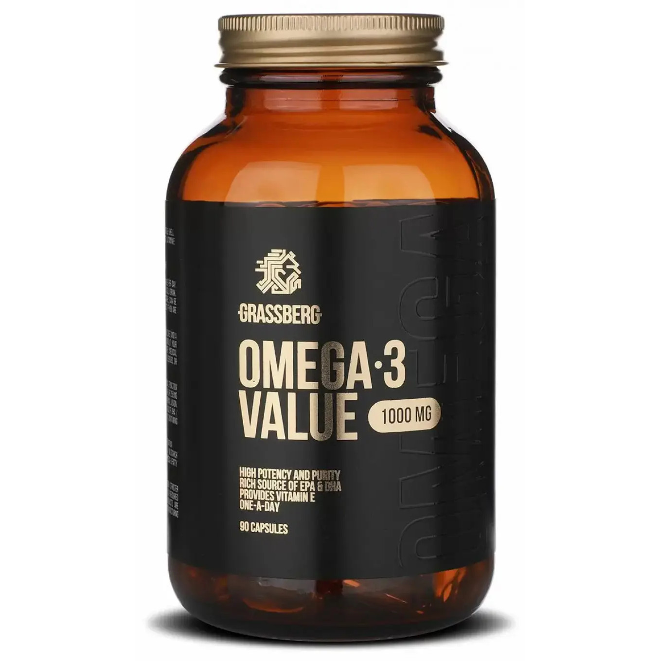 Grassberg Omega-3 Value 1000 mg 60 caps - зображення 1