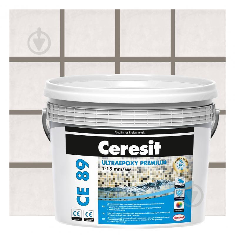 Ceresit CE 89 Ultraepoxy Premium 2,5 л кварц - зображення 1