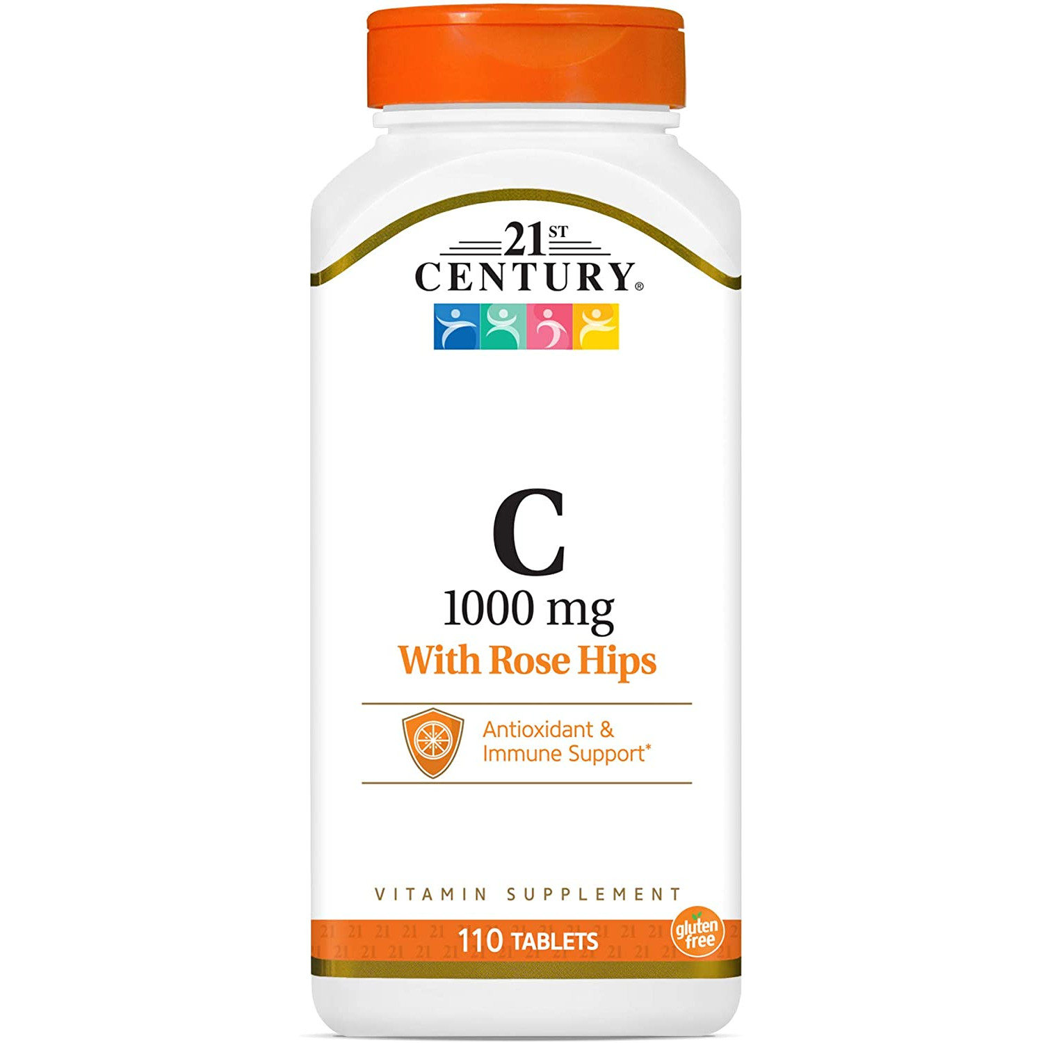 21st Century Vitamin C with Rose Hips 1000 mg 110 tabs - зображення 1