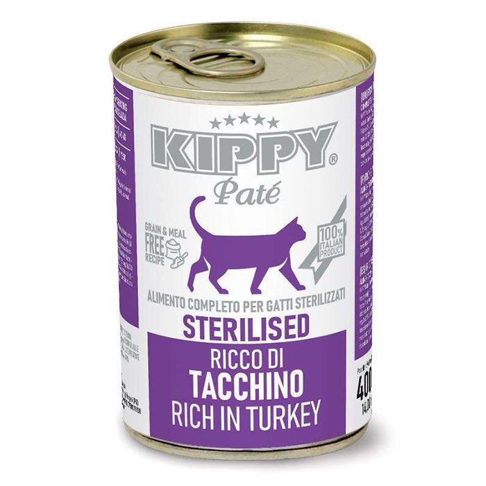 KIPPY Pate Cat Sterilised Turkey 400 г (8015912511713) - зображення 1