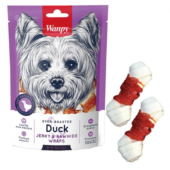 Wanpy Duck Jerky & Rawhide Wraps 100 г DD-02H - зображення 1