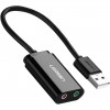 UGREEN USB External Stereo Sound Card Black (30724) - зображення 1