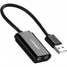 UGREEN USB External Stereo Sound Card Black (30724)