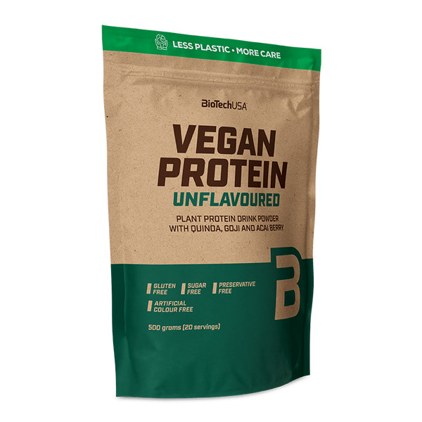BiotechUSA Vegan Protein 500 g /20 servings/ Unflavoured - зображення 1