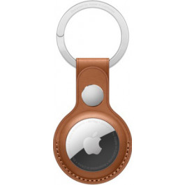 Apple AirTag Leather Key Ring Saddle Brown (MX4M2)