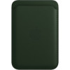 Apple iPhone Leather Wallet with MagSafe - Sequoia Green (MM0X3) - зображення 1
