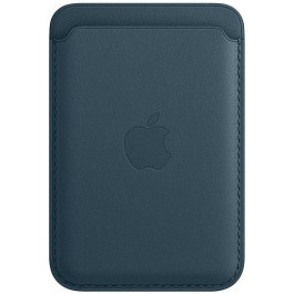 Apple iPhone Leather Wallet with MagSafe - Baltic Blue (MHLQ3)