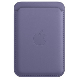   Apple iPhone Leather Wallet with MagSafe - Wisteria (MM0W3)