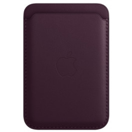 Apple iPhone Leather Wallet with MagSafe - Dark Cherry (MM0T3)