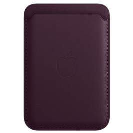   Apple iPhone Leather Wallet with MagSafe - Dark Cherry (MM0T3)