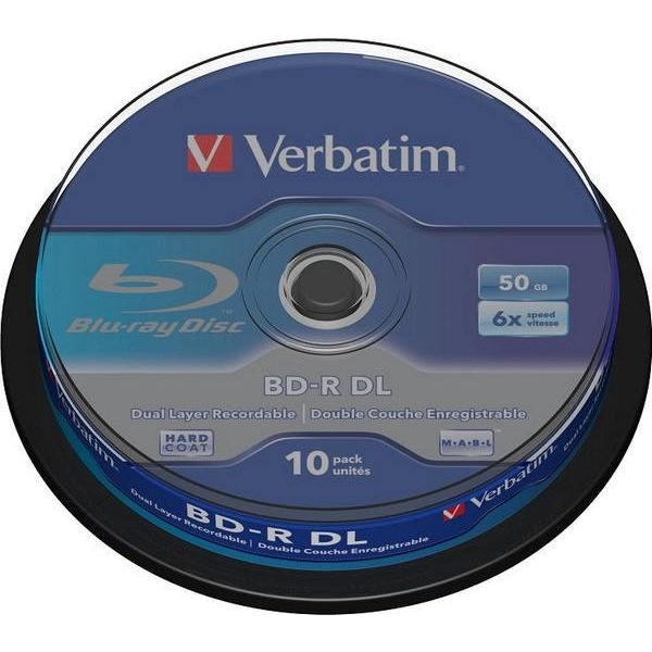 Verbatim BD-R DL 50GB 6x Cake Box 10шт (43746) - зображення 1