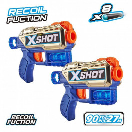 Zuru X-Shot Excel Double Kickback Golden, 8 патронов (36478Z)