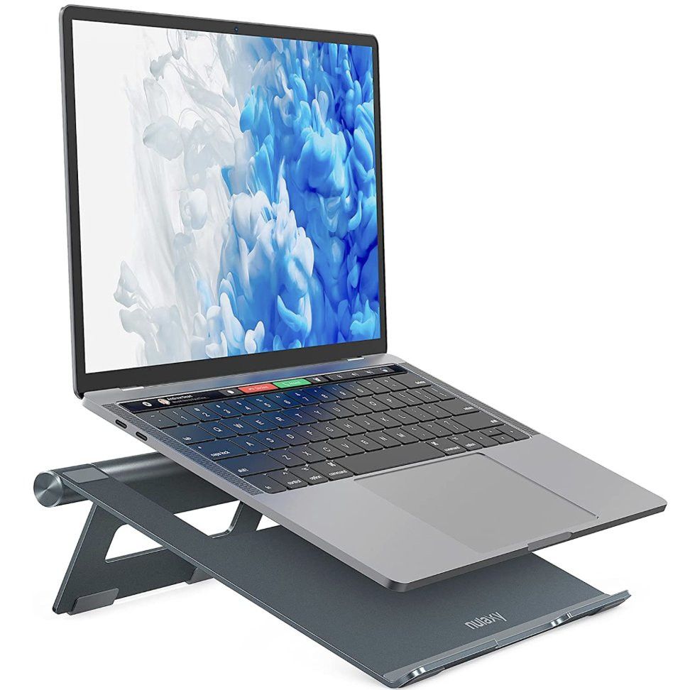 Nulaxy Foldable Aluminum Laptop Stand Gray (C2-01) - зображення 1