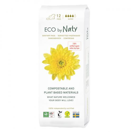 Eco by Naty Одноразові гігієнічні жіночі прокладки  12 шт - зображення 1