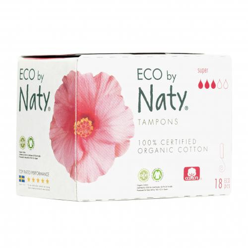 Eco by Naty Жіночі гігієнічні тампони  18 шт - зображення 1