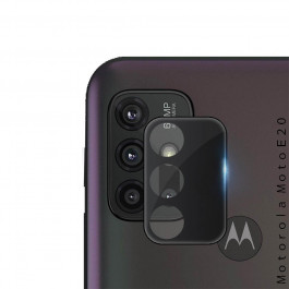 BeCover Защитное стекло  для камеры Motorola Moto E20 Black (707033)