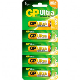   GP Batteries AA bat Alkaline 5шт Ultra (GP15AUHM-2UE5)