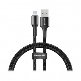 Baseus halo data cable USB For IP 2.4A 0.5m Black (CALGH-A01)