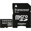 Transcend 4 GB microSDHC class 10 + SD Adapter TS4GUSDHC10 - зображення 1