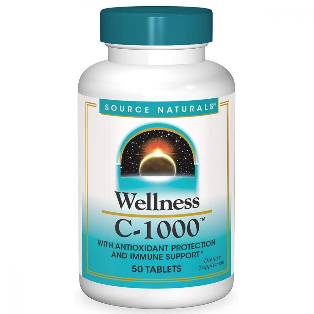 Source Naturals Витамин C-1000 Source Naturals Wellness 50 таб (SN1031) - зображення 1