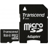 Transcend 8 GB microSDHC class 10 + SD Adapter TS8GUSDHC10 - зображення 1