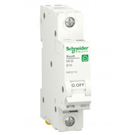 Schneider Electric Resi9 16 A, 1P, кривая В, 6кА (R9F02116)