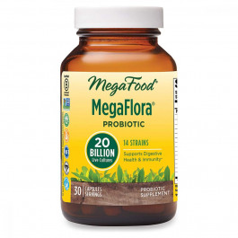 MegaFood Пробиотик MegaFlora, MegaFood, 30 капсул