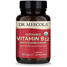 Dr. Mercola Organic Chewable Vitamin B12 30 tabs