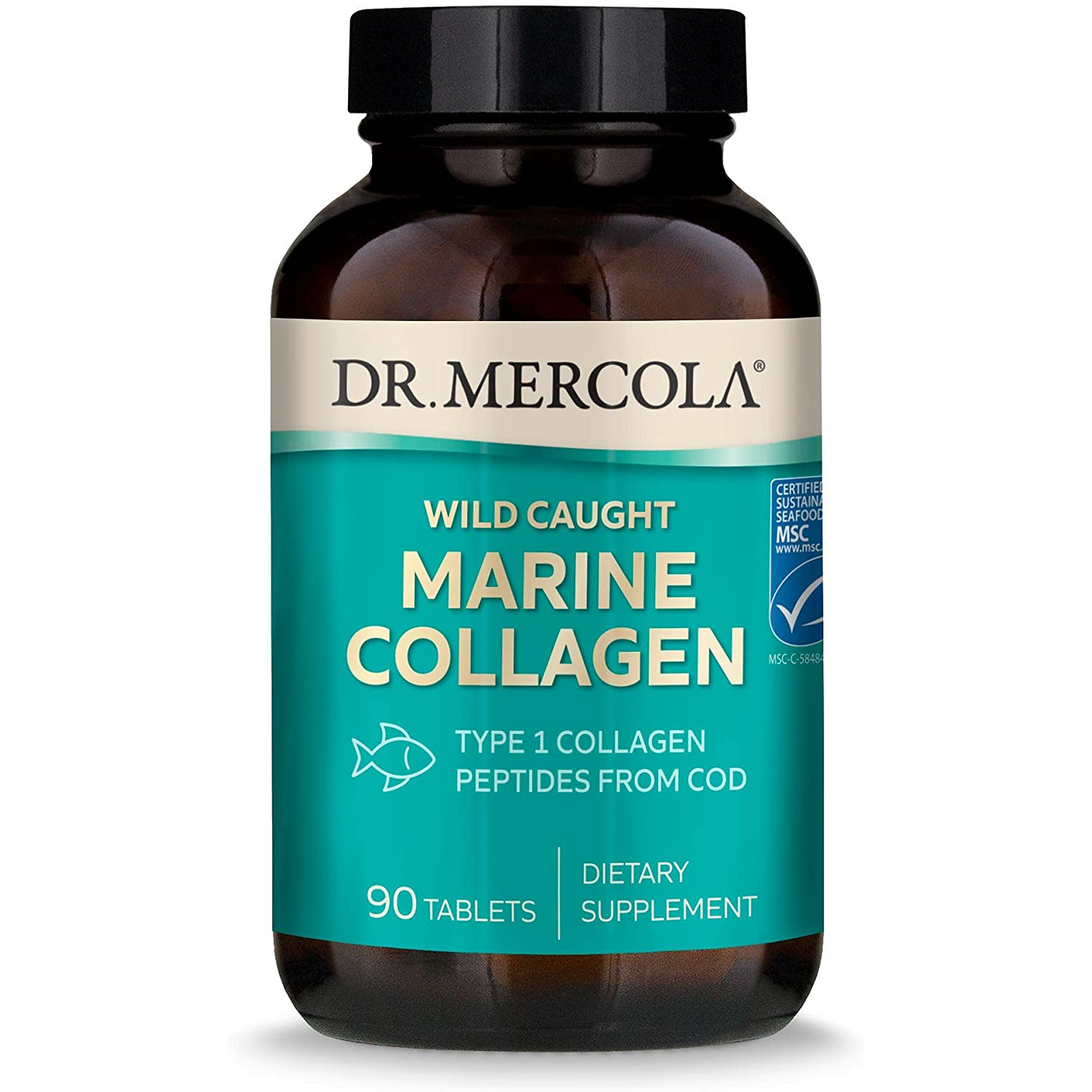 Dr. Mercola Marine Collagen 90 tabs /30 servings/ - зображення 1