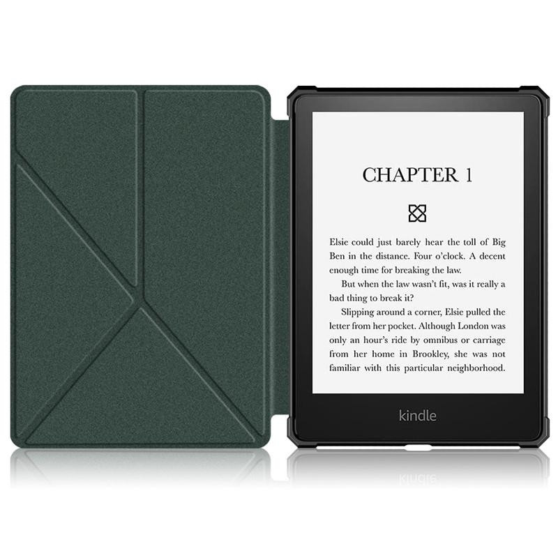 BeCover Ultra Slim Origami для Amazon Kindle Paperwhite 11th Gen. 2021 Dark Green (707220) - зображення 1