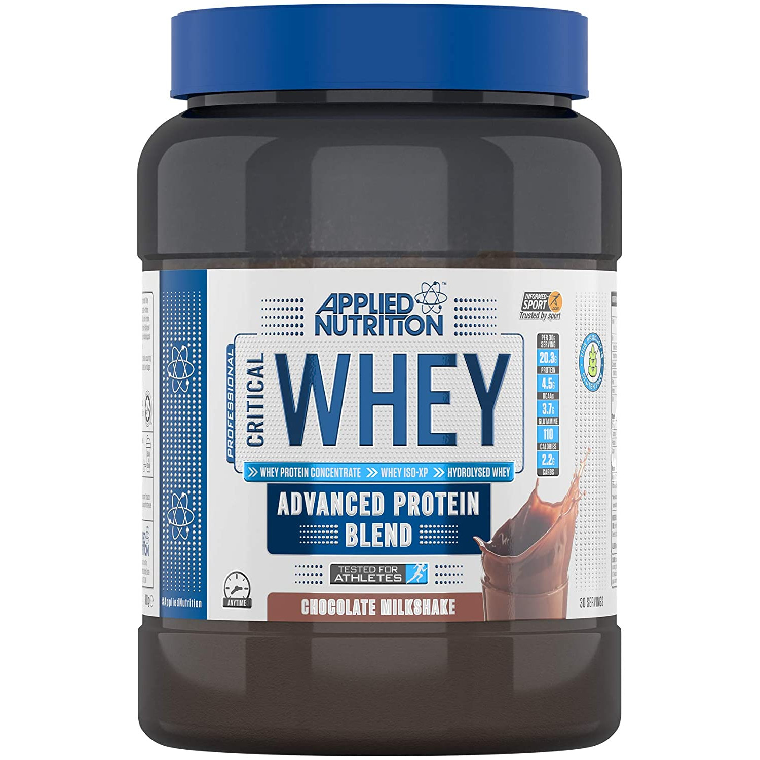Applied Nutrition Critical Whey Protein 900 g /30 servings/ Chocolate Milkshake - зображення 1
