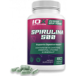 10x Nutrition Spirulina 500 180 caps