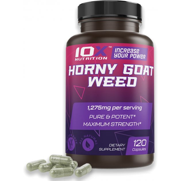 10x Nutrition Horny Goat Weed 120 caps - зображення 1