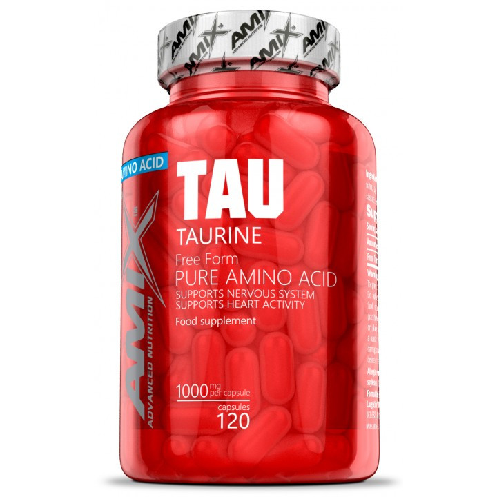 Amix TAU Taurine 1000 mg 120 caps - зображення 1