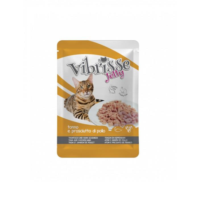 Vibrisse&Tobias tuna & chicken ham in jelly (пауч) 70 г (8023222169883) - зображення 1
