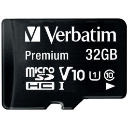 Verbatim 32 GB microSDHC UHS-I (U1) V10 Premium (44013)
