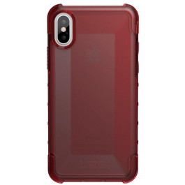   URBAN ARMOR GEAR iPhone X Plyo Crimson Dark Red Transparent (IPHX-Y-CR)