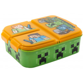 Stor Minecraft - Multi Compartment Sandwich Box (Stor-40420)