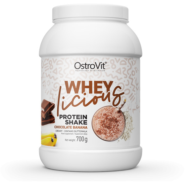 OstroVit WHEYlicious Protein Shake 700 g /23 servings/ Chocolate Banana - зображення 1