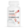 OstroVit Vitamin D3 8000 IU + K2 60 tabs - зображення 1
