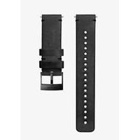 Suunto Кожаный ремешок для смарт-часов  24 MM URB2 LEATHER STRAP BLACK/BLACK, размер M