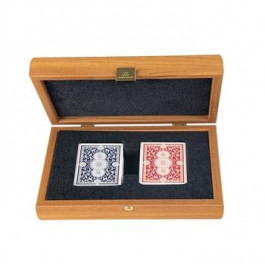 Manopoulos Карты для покера в деревянной коробке CXL30