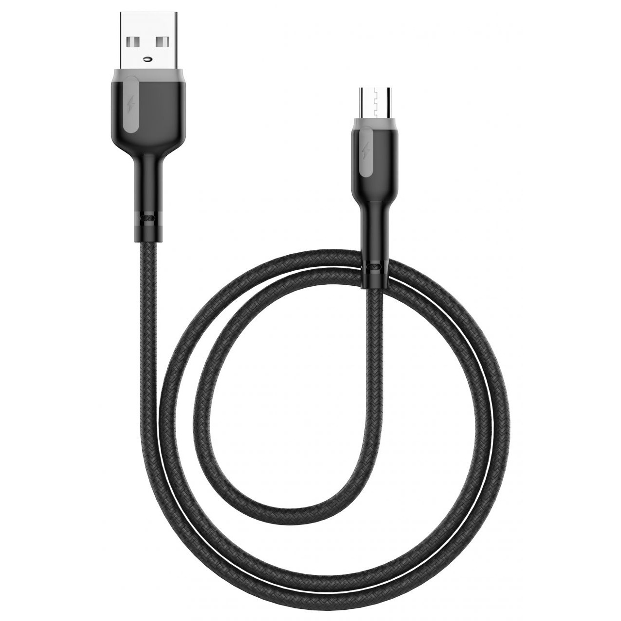 Powermax Alpha Type Micro USB Cable Black (PWRMXAT2M) - зображення 1
