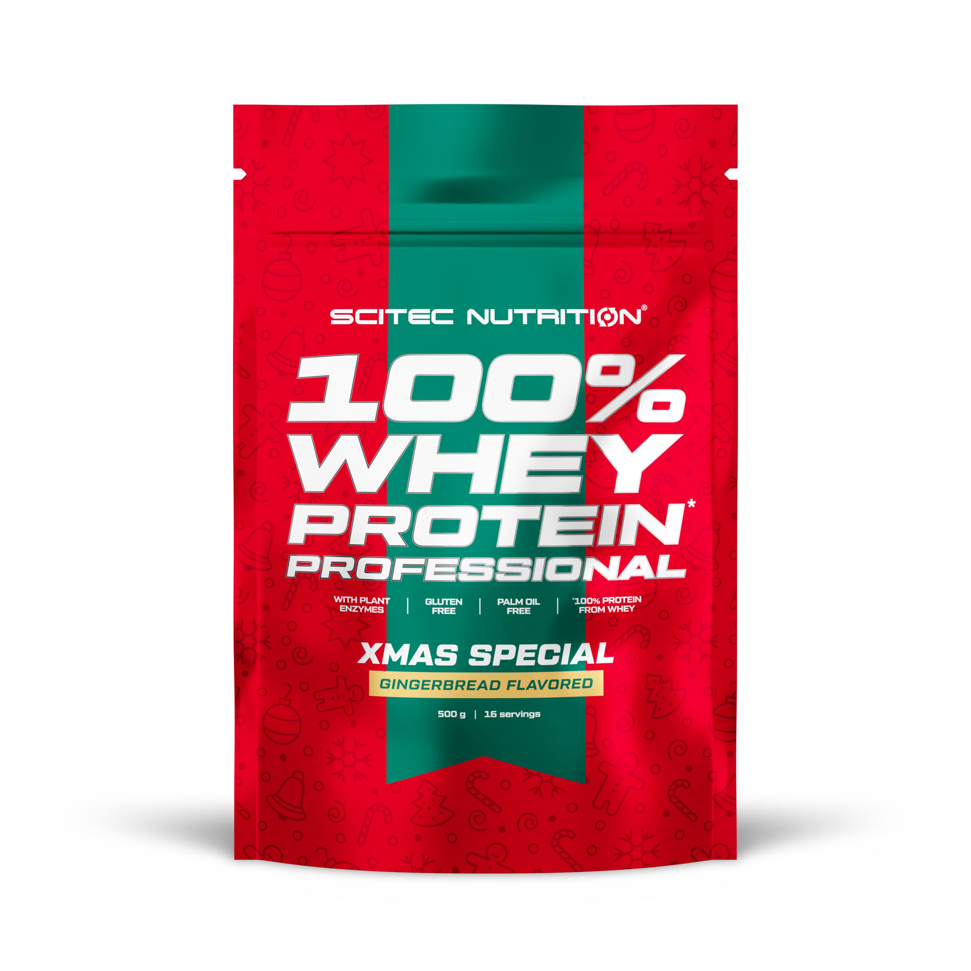 Scitec Nutrition 100% Whey Protein Professional 500 g /16 servings/ Gingerbread - зображення 1