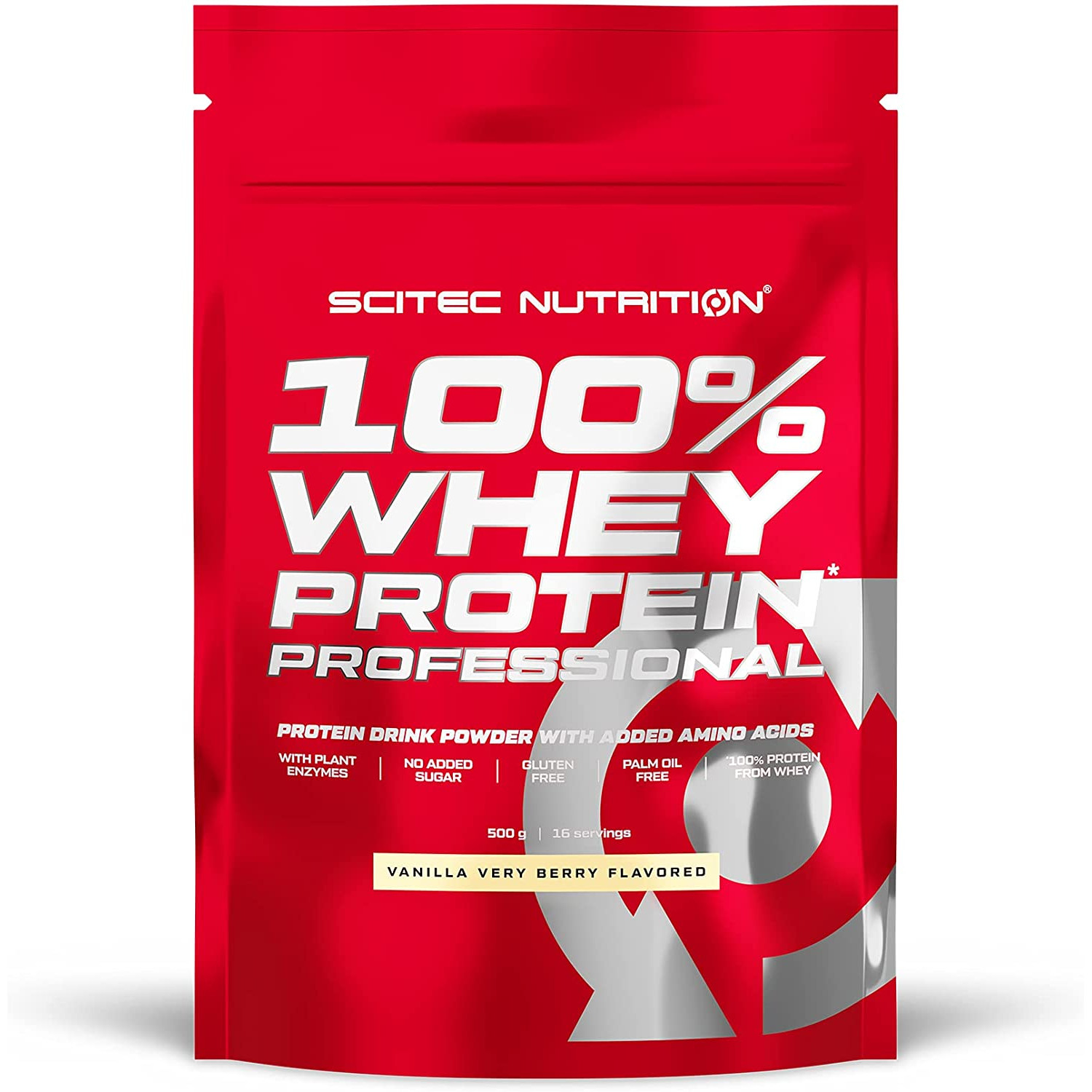 Scitec Nutrition 100% Whey Protein Professional 500 g /16 servings/ Vanilla Very Berry - зображення 1