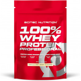 Scitec Nutrition 100% Whey Protein Professional 500 g /16 servings/ Vanilla Very Berry